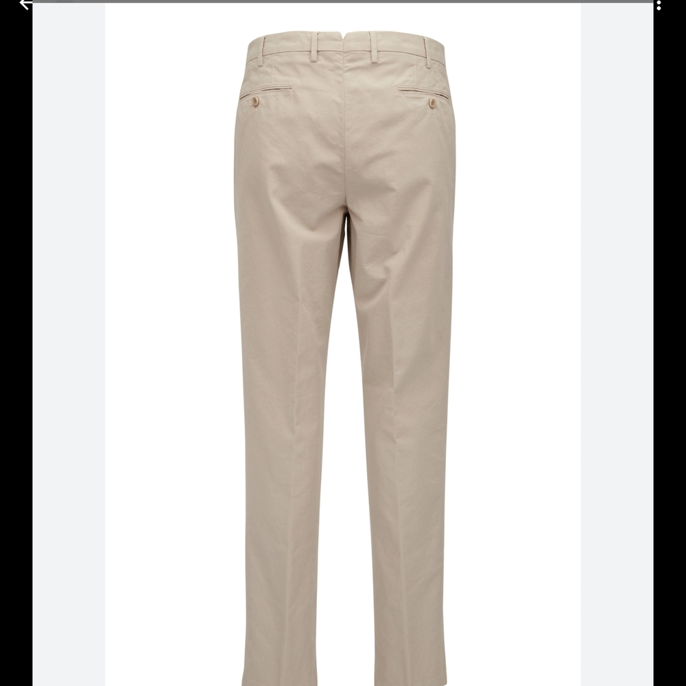 Loro Piana Men's Corduroy Pants - Cream 281